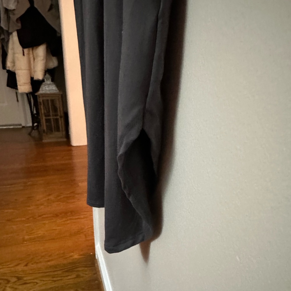 You & Me Boutique Dolphin Hem Midi Dress Small Gray NWOT - Picture 8 of 11